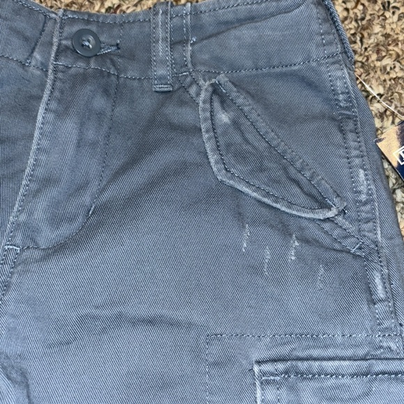 New Polo Ralph Lauren Slate Blue Cargo Shorts Bouys Youth 5 Adjustable tabs - Picture 2 of 10